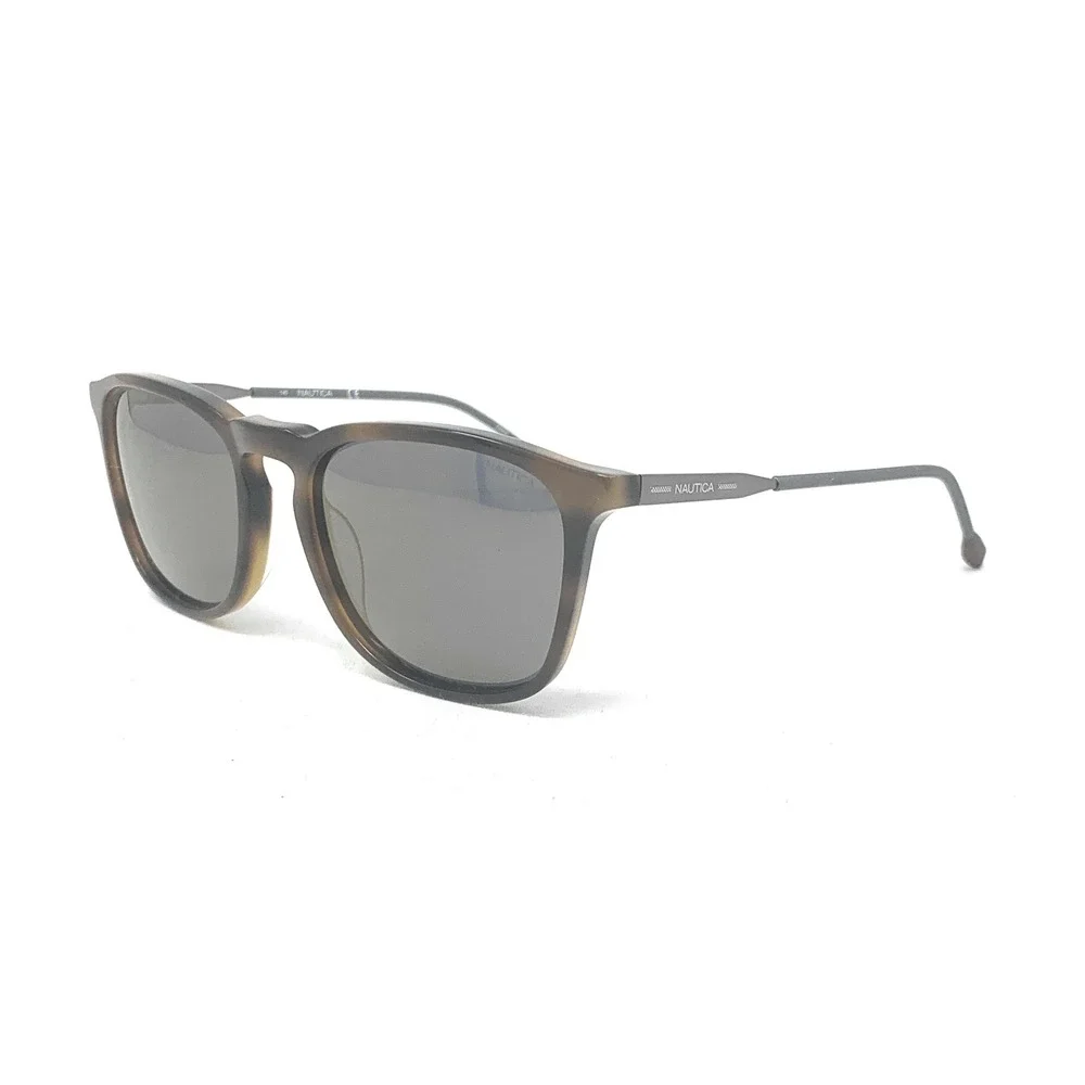 NAUTICA Polarized Men's  Mirrored Sunglasses N6238S 101 218 Brown Tortorice 53mm